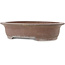 Pot à bonsaï ovale non émaillé par Houkuzan - 405 x 318 x 98 mm