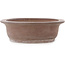 Pot à bonsaï ovale non émaillé par Houkuzan - 405 x 318 x 98 mm