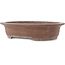 Pot à bonsaï ovale non émaillé par Houkuzan - 405 x 318 x 98 mm