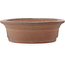 Vaso bonsai ovale non smaltato di Keizan - 425 x 340 x 100 mm