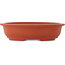 Pot à bonsaï ovale non émaillé - 355 x 265 x 85 mm