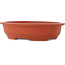 Pot à bonsaï ovale non émaillé - 355 x 265 x 85 mm