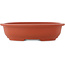 Pot à bonsaï ovale non émaillé - 355 x 265 x 85 mm