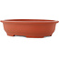 Pot à bonsaï ovale non émaillé - 355 x 265 x 85 mm