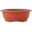 Pot à bonsaï ovale non émaillé - 355 x 265 x 85 mm
