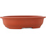 Pot à bonsaï ovale non émaillé - 355 x 265 x 85 mm
