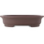 Ovale ongeglazuurde bonsai pot van Yamaaki - 430 x 338 x 100 mm