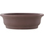Ovale ongeglazuurde bonsai pot van Yamaaki - 430 x 338 x 100 mm