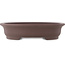 Ovale ongeglazuurde bonsai pot van Yamaaki - 430 x 338 x 100 mm