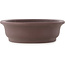 Ovale ongeglazuurde bonsai pot van Yamaaki - 430 x 338 x 100 mm