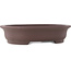 Ovale ongeglazuurde bonsai pot van Yamaaki - 430 x 338 x 100 mm
