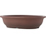 Pot à bonsaï ovale non émaillé de Yamaaki - 435 x 343 x 105 mm