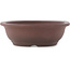 Pot à bonsaï ovale non émaillé de Yamaaki - 435 x 343 x 105 mm