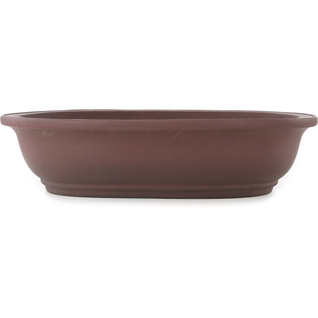 Vaso bonsai ovale non smaltato di Yamaaki - 435 x 343 x 105 mm
