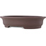 Pot à bonsaï ovale non émaillé de Yamaaki - 432 x 340 x 100 mm