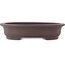 Pot à bonsaï ovale non émaillé de Yamaaki - 432 x 340 x 100 mm