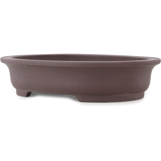 Vaso bonsai ovale non smaltato di Yamaaki - 432 x 340 x 100 mm