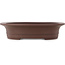 Pot à bonsaï ovale non émaillé de Yamaaki - 460 x 388 x 115 mm