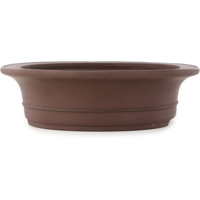 Vaso bonsai ovale non smaltato di Yamaaki - 460 x 388 x 115 mm