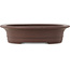 Pot à bonsaï ovale non émaillé de Yamaaki - 460 x 388 x 115 mm