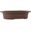 Ovaler unglasierter Bonsai-Topf von Yamaaki - 460 x 388 x 115 mm