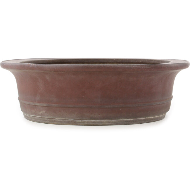 Pot à bonsaï ovale non émaillé de Yamaaki - 515 x 425 x 125 mm