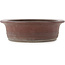 Pot à bonsaï ovale non émaillé de Yamaaki - 515 x 425 x 125 mm