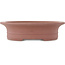 Pot à bonsaï ovale non émaillé de Seibun - 357 x 298 x 93 mm