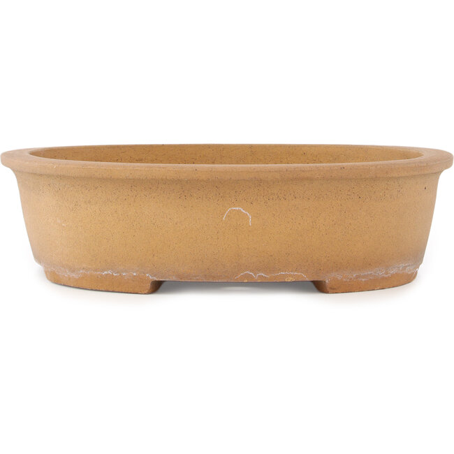 Pot à bonsaï ovale non émaillé de Mazan - 514 x 400 x 105 mm