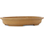 Pot à bonsaï ovale non émaillé de Maruhei - 475 x 365 x 75 mm