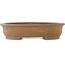 Ovale ongeglazuurde bonsai pot van Kinka - 355 x 280 x 85 mm