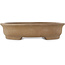 Pot à bonsaï ovale non émaillé de Shouzan - 365 x 295 x 83 mm