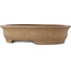 Pot à bonsaï ovale non émaillé de Shouzan - 365 x 295 x 83 mm