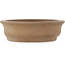 Pot à bonsaï ovale non émaillé de Shouzan - 365 x 295 x 83 mm