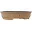 Pot à bonsaï ovale non émaillé de Shouzan - 365 x 295 x 83 mm