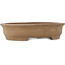 Pot à bonsaï ovale non émaillé de Shouzan - 365 x 295 x 83 mm