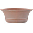 Pot à bonsaï ovale non émaillé de Reiho - 320 x 273 x 100 mm