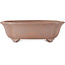 Pot à bonsaï non émaillé Mokko de Reiho - 345 x 290 x 105 mm