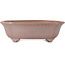 Pot à bonsaï non émaillé Mokko de Reiho - 345 x 290 x 105 mm