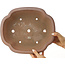 Pot à bonsaï non émaillé Mokko de Reiho - 345 x 290 x 105 mm