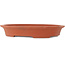 Pot à bonsaï ovale non émaillé - 373 x 288 x 60 mm