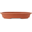 Pot à bonsaï ovale non émaillé - 373 x 288 x 60 mm