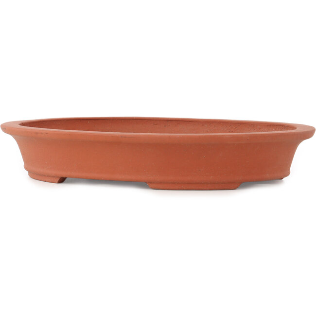 Pot à bonsaï ovale non émaillé - 373 x 288 x 60 mm