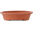 Pot à bonsaï ovale non émaillé - 373 x 288 x 60 mm