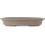 Pot à bonsaï ovale non émaillé - 385 x 295 x 65 mm