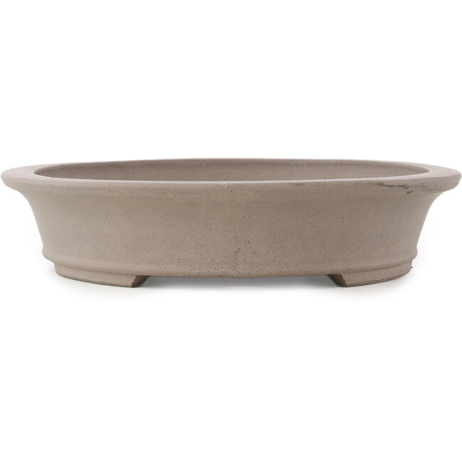 Pot à bonsaï ovale non émaillé - 385 x 295 x 65 mm