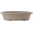 Pot à bonsaï ovale non émaillé - 385 x 295 x 65 mm