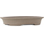 Pot à bonsaï ovale non émaillé - 385 x 295 x 65 mm