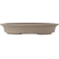 Pot à bonsaï ovale non émaillé - 385 x 295 x 65 mm