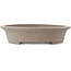 Pot à bonsaï ovale non émaillé - 385 x 295 x 65 mm